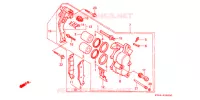 ETRIER DE FREIN AVANT pour Honda XR 250 L de 1993