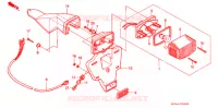 FEU ARRIERE pour Honda XR 250 L de 1993