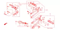 REPOSE PIED pour Honda XR 250 L de 1993