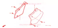 COUVERCLES LATERAUX pour Honda XR 250 R de 2001