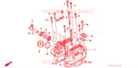 COUVRE CULASSE pour Honda XR 250 R de 2001