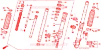 FOURCHE pour Honda XR 250 R de 2001