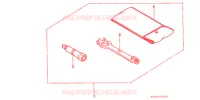 OUTIL pour Honda XR 250 R de 2001
