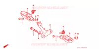 REPOSE PIED pour Honda XR 250 R de 2001