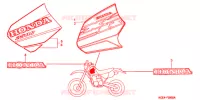 T ('00 '01) pour Honda XR 250 R de 2001