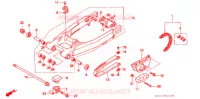 BRAS OSCILLANT pour Honda XR 250 R de 2001