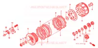 EMBRAYAGE pour Honda XR 250 R de 2001