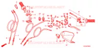 LEVIER DE GUIDON   CABLE pour Honda XR 250 R de 2001