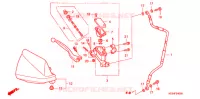 MAITRE CYLINDRE DE FREIN AVANT pour Honda XR 250 R de 2001