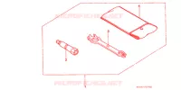 OUTIL pour Honda XR 250 R de 2001