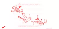 REPOSE PIED pour Honda XR 250 R de 2001