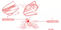 T ('00 '01) pour Honda XR 250 R de 2001