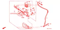 MAITRE CYLINDRE DE FREIN AVANT pour Honda XR 250 R de 1989