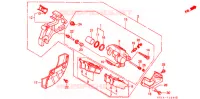 ETRIER DE FREIN ARRIERE pour Honda XR 250 R de 1992