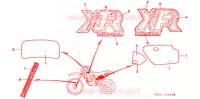 T ('92) pour Honda XR 250 R de 1992