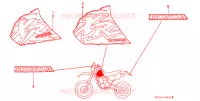 T ('96 '97) pour Honda XR 250 R de 1997