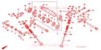 ARBRE A CAMES pour Honda XR 250 R de 1998