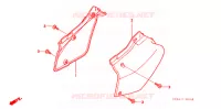 COUVERCLES LATERAUX pour Honda XR 250 R de 1998