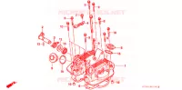 COUVRE CULASSE pour Honda XR 250 R de 1998