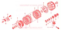 EMBRAYAGE pour Honda XR 250 R de 1998