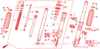 FOURCHE pour Honda XR 250 R de 1998
