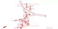 GUIDON pour Honda XR 250 R de 1998