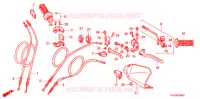 LEVIER DE GUIDON   CABLE pour Honda XR 250 R de 1998