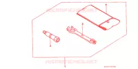 OUTIL pour Honda XR 250 R de 1998