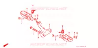 REPOSE PIED pour Honda XR 250 R de 1998