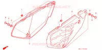 COUVERCLES LATERAUX pour Honda AFRICA TWIN 750 de 1997