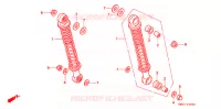 AMORTISSEUR ARRIERE pour Honda Z 50 R de 1997