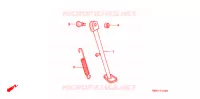 BEQUILLE pour Honda Z 50 R de 1997