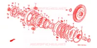 EMBRAYAGE pour Honda Z 50 R de 1997