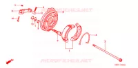 FLASQUE   MACHOIRES DE FREIN AVANT pour Honda Z 50 R de 1997