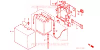 BATTERIE   COUVERCLE DE BATTERIE pour Honda JAZZ 50 de 1991
