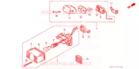 FEU ARRIERE pour Honda JAZZ 50 de 1991