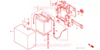 BATTERIE   COUVERCLE DE BATTERIE pour Honda JAZZ 50 de 1993