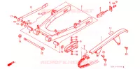 BRAS OSCILLANT   CARTER DE CHAINE pour Honda JAZZ 50 de 1993