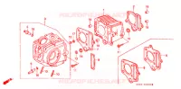 CYLINDRE   CULASSE pour Honda JAZZ 50 de 1993