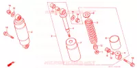 AMORTISSEUR ARRIERE pour Honda JAZZ 50 de 1996