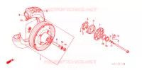 ROUE ARRIERE pour Honda JAZZ 50 de 1996