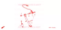 BEQUILLE pour Honda CB 400 SUPER FOUR SOLID COLOR de 2001