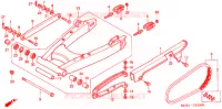 BRAS OSCILLANT pour Honda CB 400 SUPER FOUR SOLID COLOR de 2001