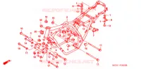 CADRE pour Honda CB 400 SUPER FOUR SOLID COLOR de 2001