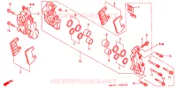 ETRIER DE FREIN AVANT pour Honda CB 400 SUPER FOUR SOLID COLOR de 2001