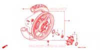 ROUE ARRIERE pour Honda VT 1100 SHADOW SPIRIT de 1999