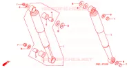 AMORTISSEUR ARRIERE pour Honda PRESS CUB 50 DELUXE de 2008