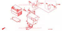 BATTERIE pour Honda PRESS CUB 50 DELUXE de 2008