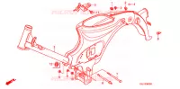 CADRE pour Honda PRESS CUB 50 DELUXE de 2008