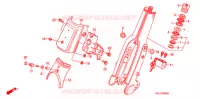 FOURCHE pour Honda PRESS CUB 50 DELUXE de 2008
